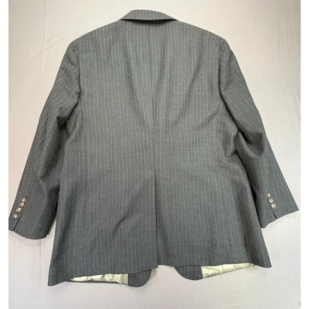 Vintage Polo University Club Ralph Lauren Pinstripe Blazer Men’s 38R Union Made